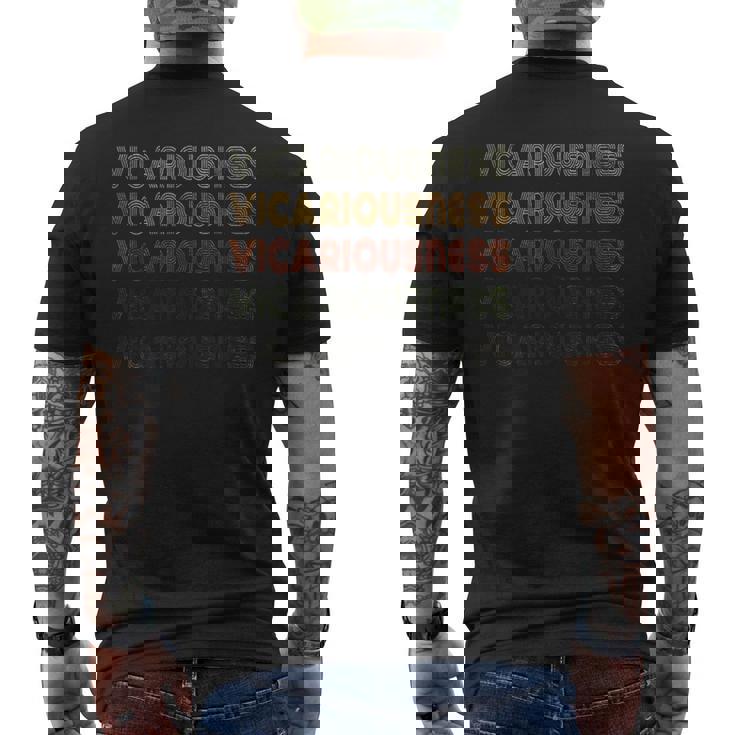 Love Hearticariousness グランジ ビンテージスタイル 代用 メンズTシャツ バックプリント