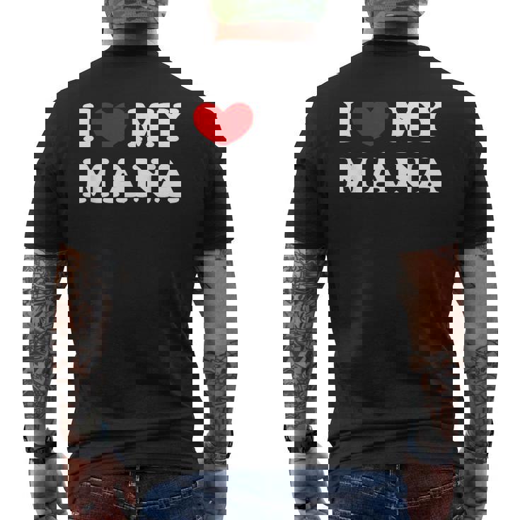 I Love My Mana アイ・ラブ・マイ・マナ メンズTシャツ バックプリント