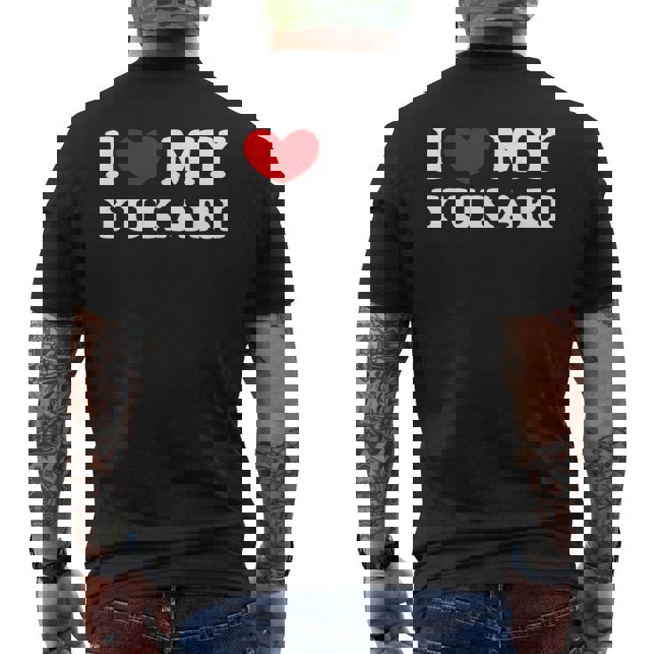 I Love My Yukari ゆかりちゃん大好き メンズTシャツ バックプリント