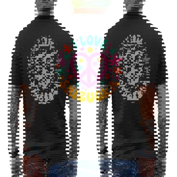 I Lovehizuoka 静岡が大好き メンズTシャツ バックプリント