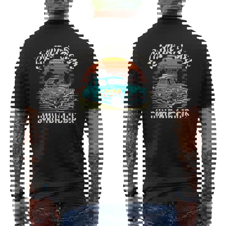 Lowrider Chicano Oldies カーデザイン クール クラシックカー メンズTシャツ バックプリント