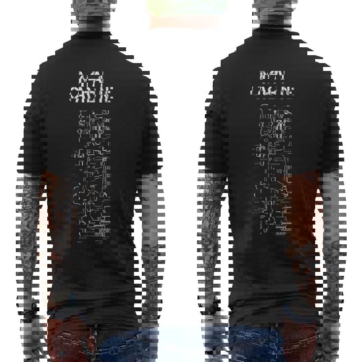 M4 カービン M4 ライフル M4 M4 カービン メンズTシャツ バックプリント