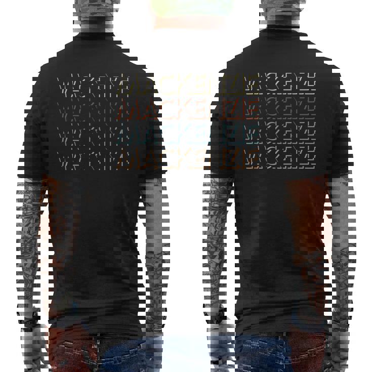 Mackenzie Primer Nombre Mi Personalizada Nombrada Camiseta Hombre Estampado Espalda