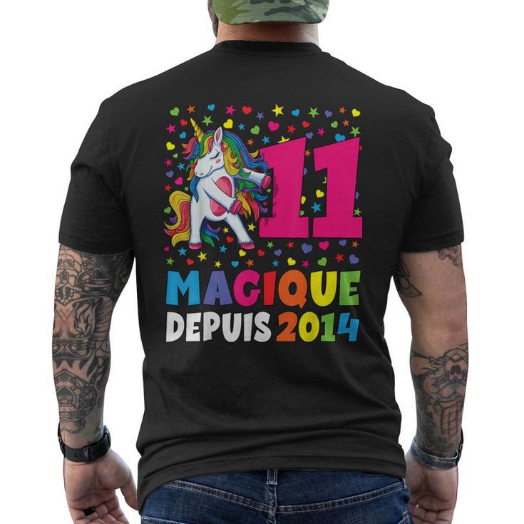 Magique Depuis 2014 Licorne Cadeaux D'anniversaire 11 Ans T-shirt imprimé au dos
