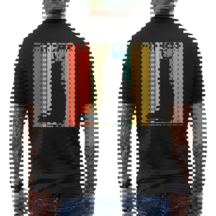 Maine Coon メインクーン メンズTシャツ バックプリント