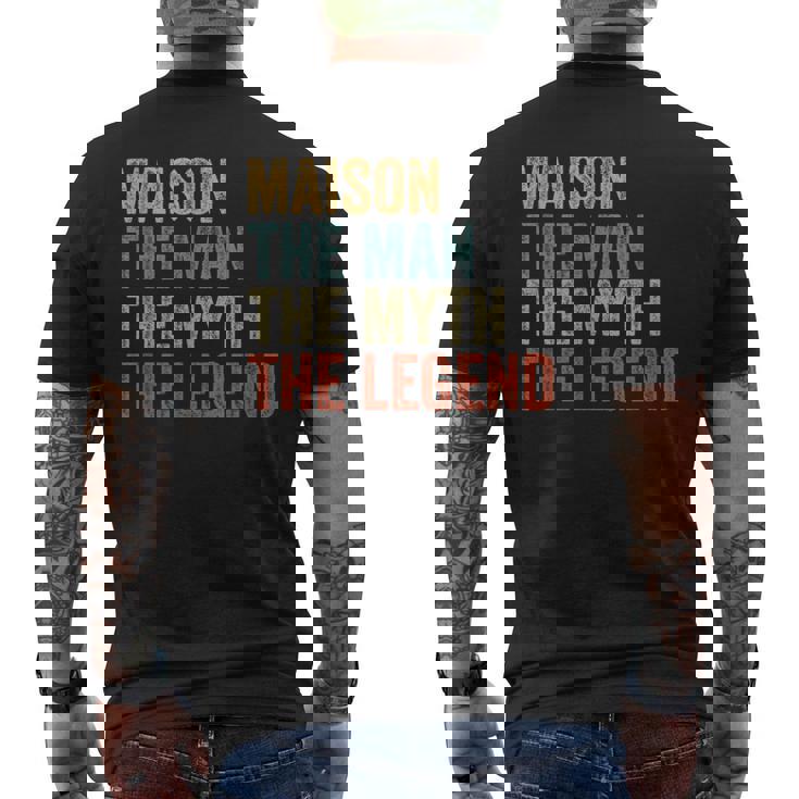 Maison The Man The Myth The Legend メンズTシャツ バックプリント