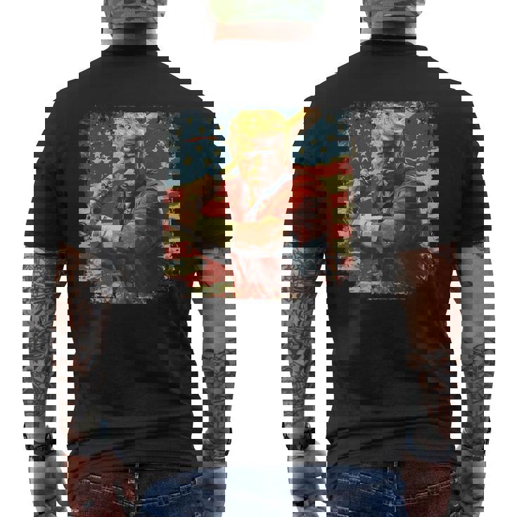 Make Football Great Again 面白いフットボール メンズ レディース キッズ メンズTシャツ バックプリント