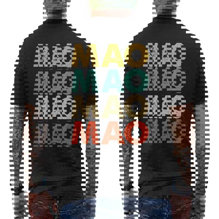 Mao 真央 メンズTシャツ バックプリント