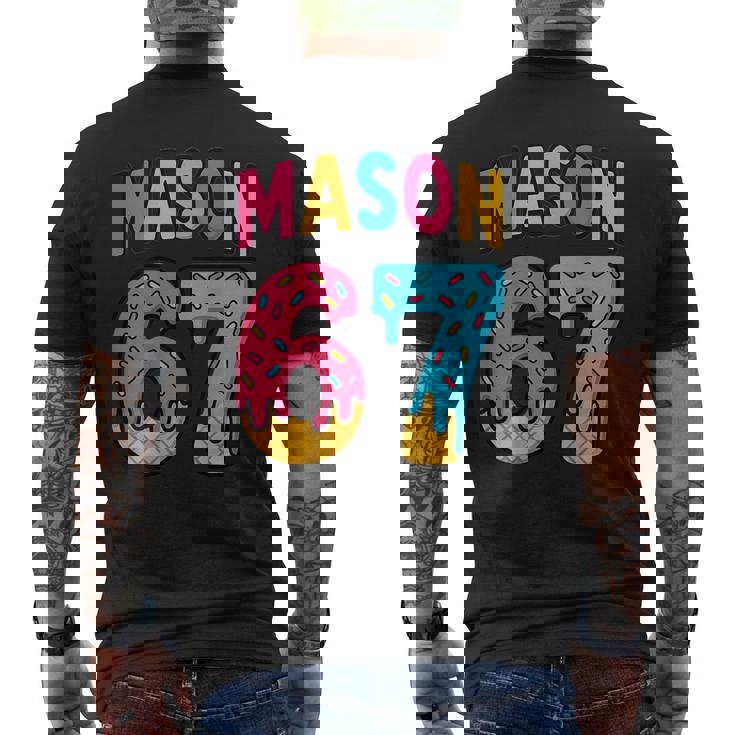 Mason 67 Ice Cream Meme Six Seven On Back Men's T-shirt Back Print