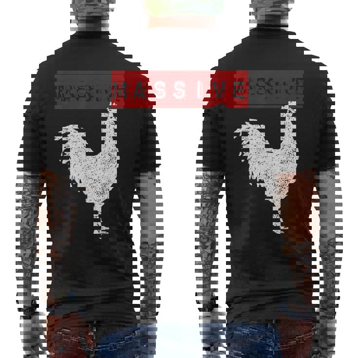 Massive Cock Big Dick Energy メンズTシャツ バックプリント