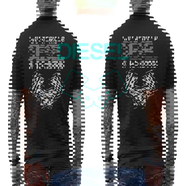 Mechanic Lovemell Of Diesel In Morning Car Auto メンズ メンズTシャツ バックプリント