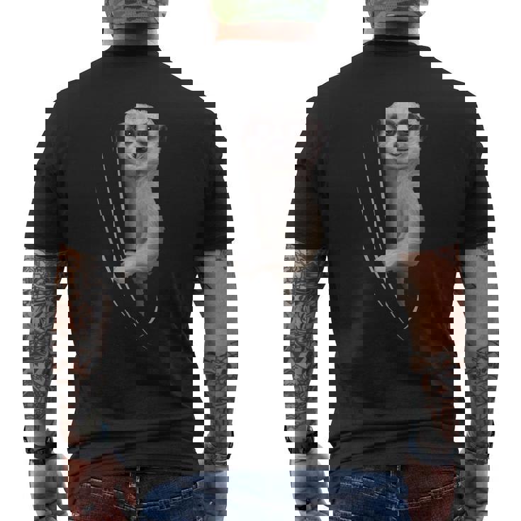 Meerkat Clothes キッズ ギフト アウトフィット ミーアキャット メンズTシャツ バックプリント