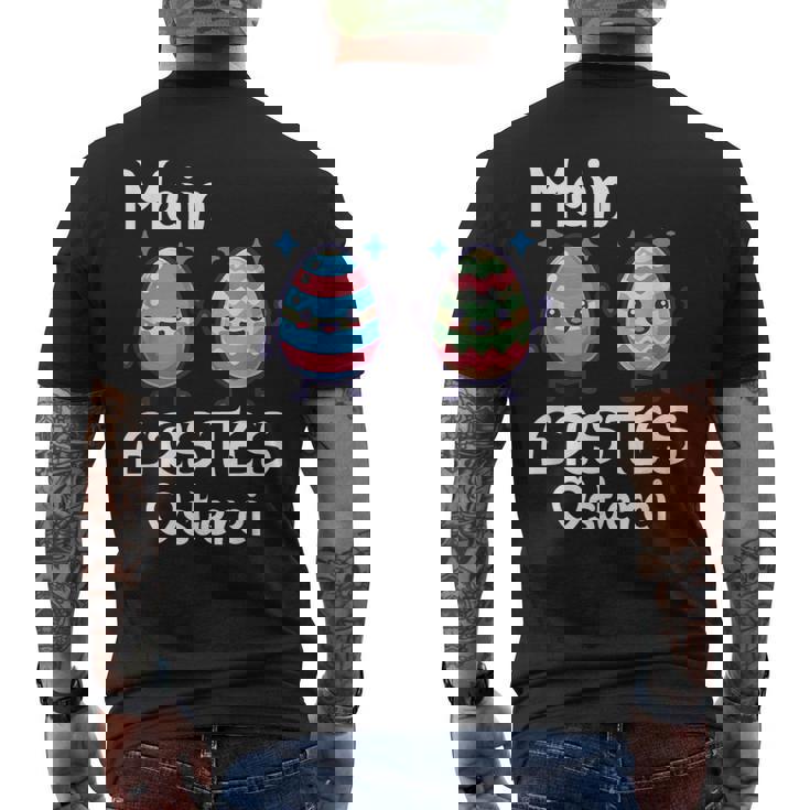 Mein Erstes Osterei かわいいイースターエッグでハッピーイースター メンズTシャツ バックプリント