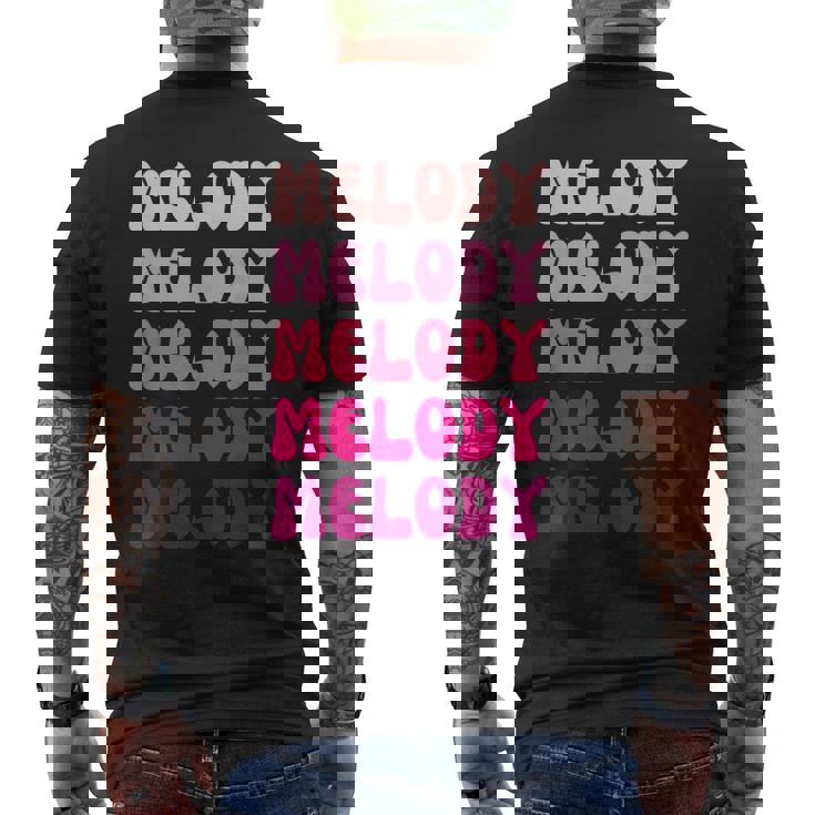 Melody メンズTシャツ バックプリント