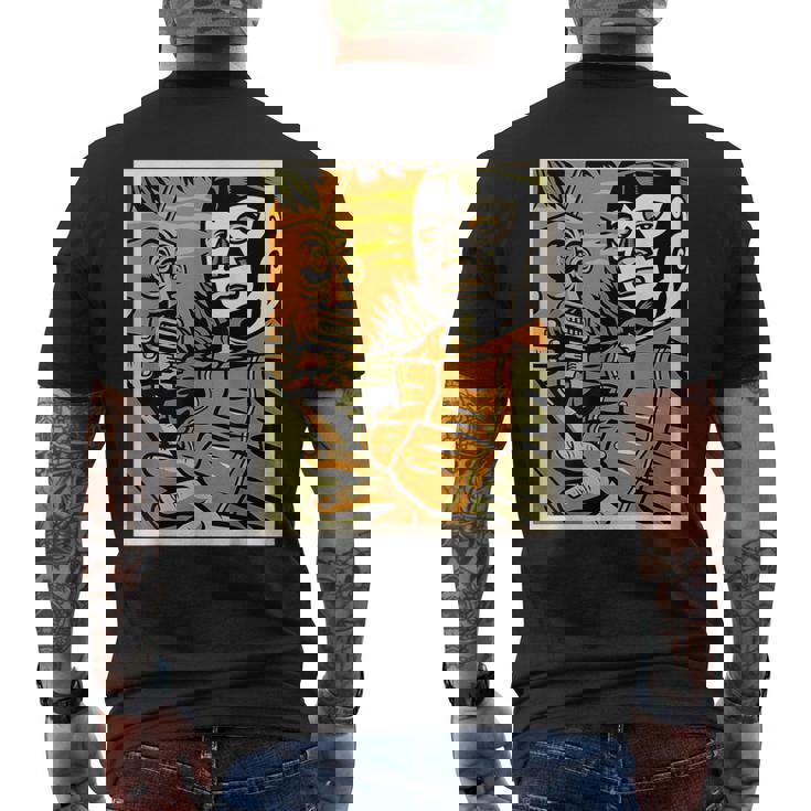 Mex-Art デーモンブルルチャリブレ メキシカンレスラーレジェンド メンズTシャツ バックプリント