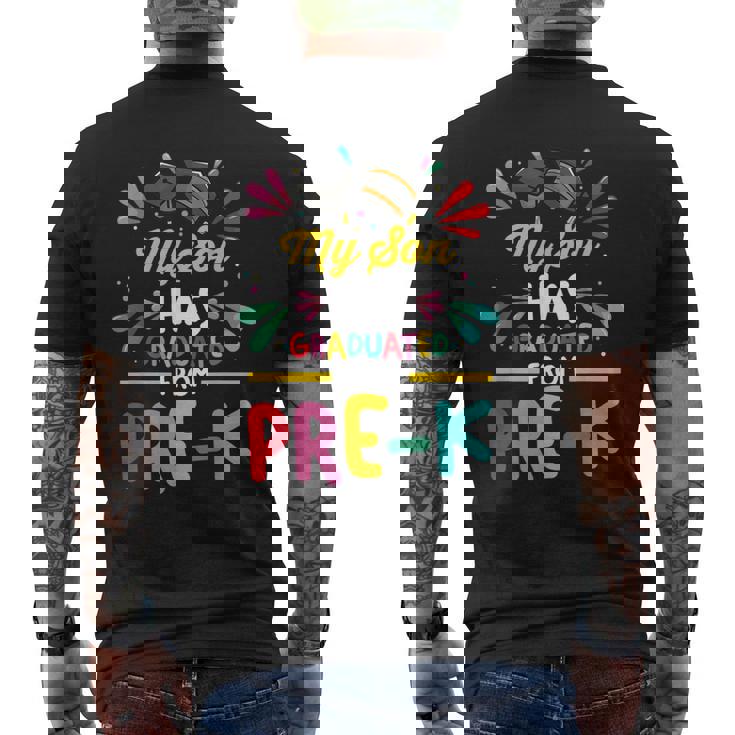 Mi Hijoe Ha Graduado De Pre-Kínder Pre-Kínder Camiseta Hombre Estampado Espalda