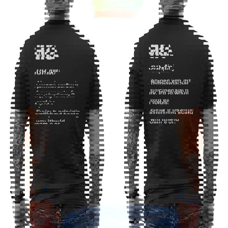 Mika 美佳 メンズTシャツ バックプリント