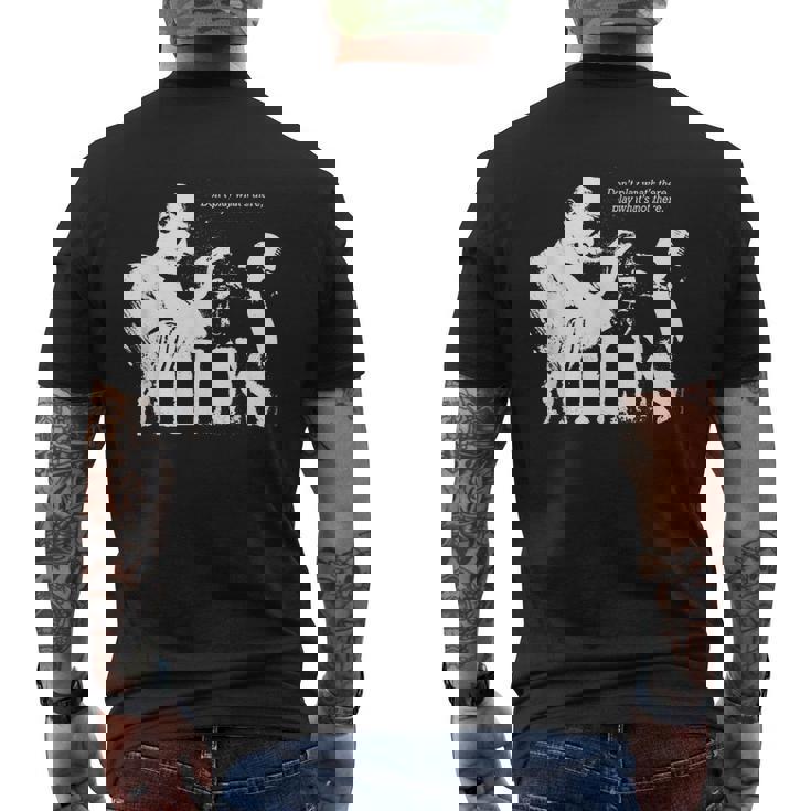 Miles Jazz Wisdom トランペットミュージシャン 1色 メンズTシャツ バックプリント