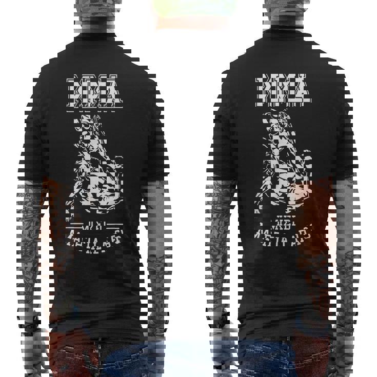 Mmaファイター 総合格闘技 メンズTシャツ バックプリント