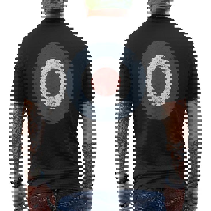 Mod Target ブルズアイ Uk Raf ラウンデルターゲット メンズTシャツ バックプリント