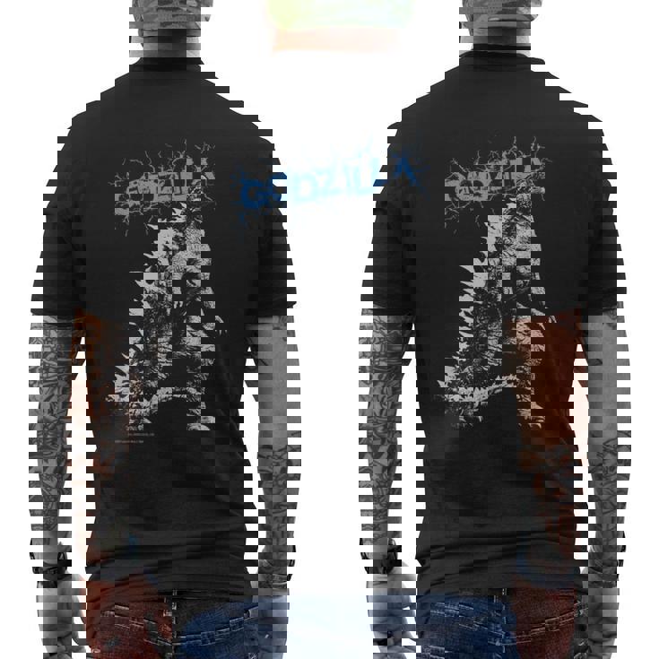 Monsterverse ゴジラ クラックル 公式ライセンス商品。 メンズTシャツ バックプリント