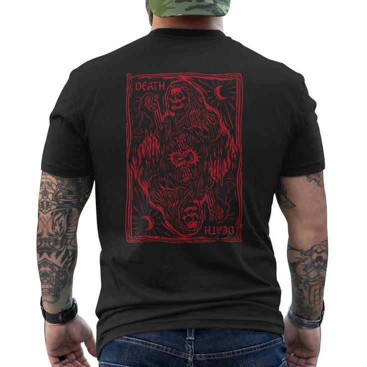 Mort Enfer Illustration atan Diable Rouge Cadeau T-shirt imprimé au dos
