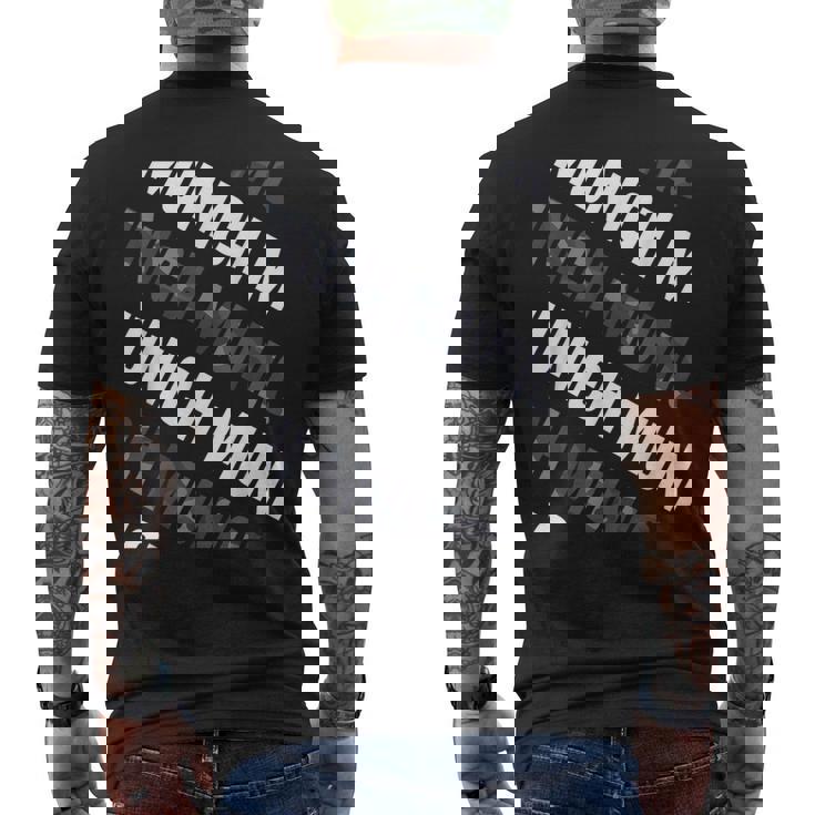 Munich Patrón De Camuflaje Gris Camiseta Hombre Estampado Espalda