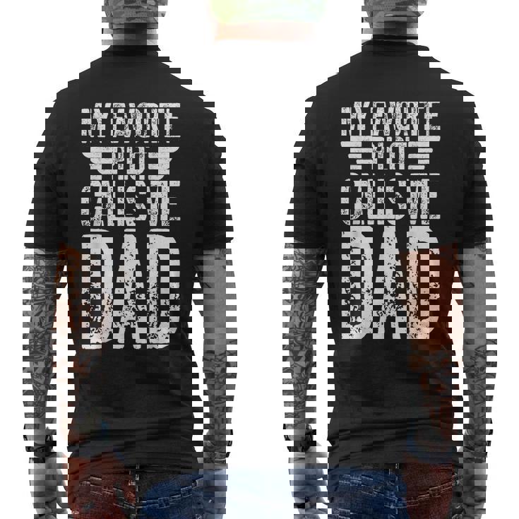 My Favorite Pilot Calls Me Dad シャツ ファニーアビエイター メンズTシャツ バックプリント