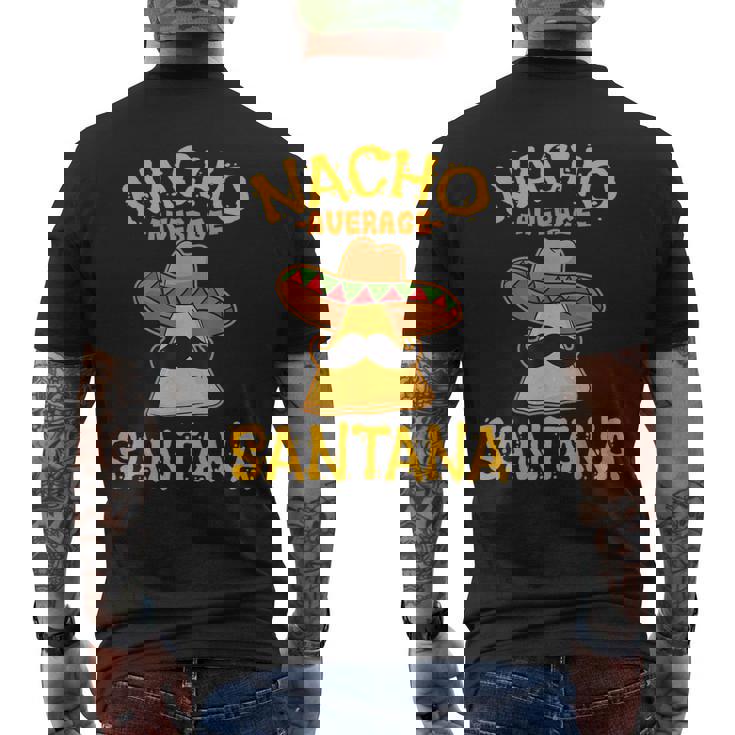 Nacho Averageantana 名前入り 面白いタコス メンズTシャツ バックプリント