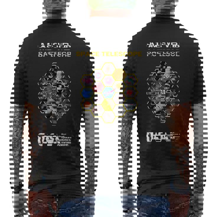 Nasa James Webb スペース望遠鏡 Jwst ワーム インシグニア Esa Csa メンズTシャツ バックプリント