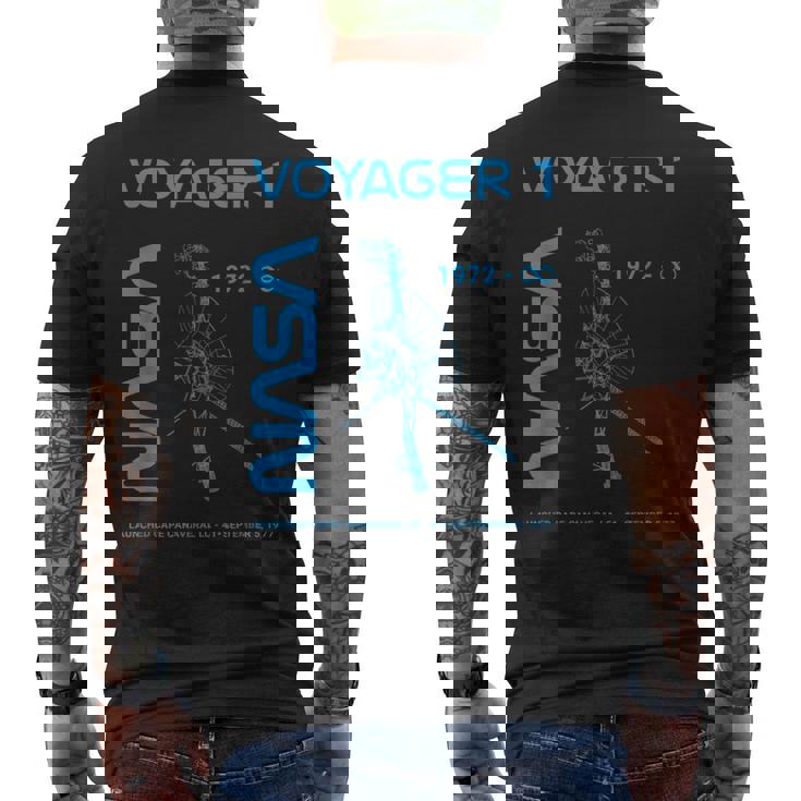 Nasaoyager 1 宇宙船は1977年9月5日に打ち上げられました メンズTシャツ バックプリント