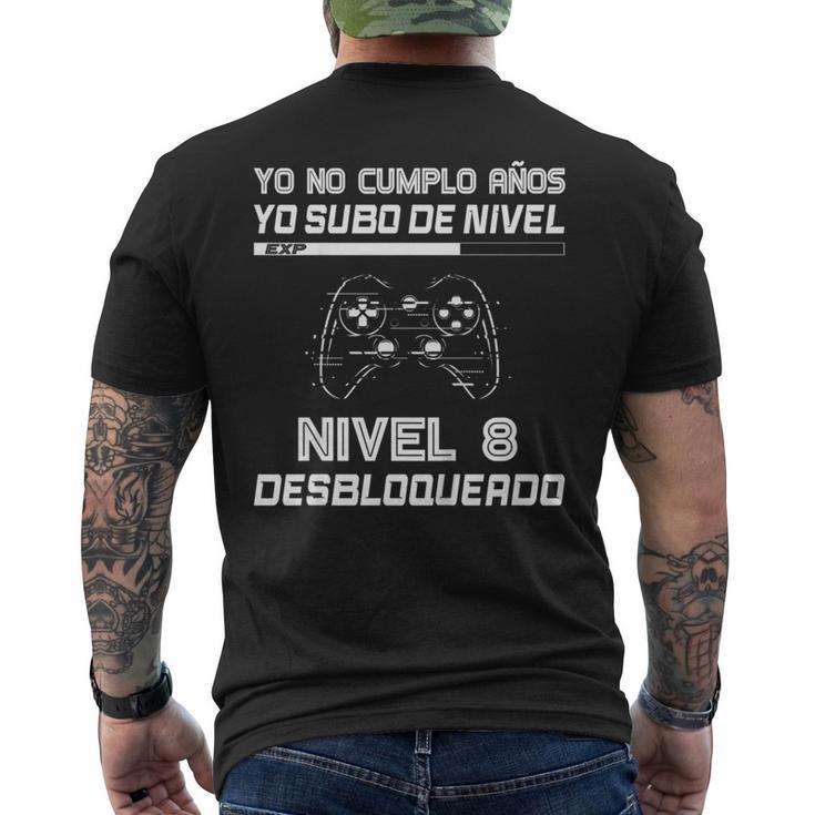 Niños 8 Cumpleaños Regalo Años Niño Hijo Decoración Gamer 2014 Camiseta Hombre Estampado Espalda