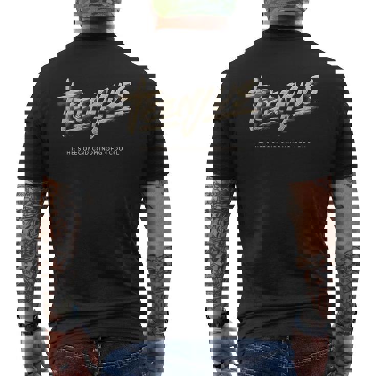 Njus The Second Coming Of Cool Men's T-shirt Back Print