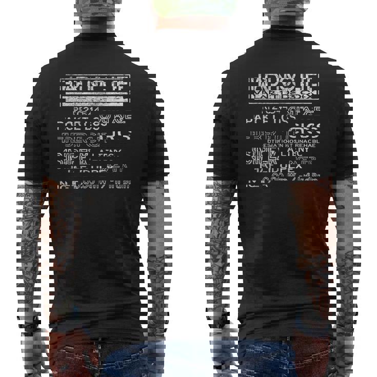 Noc Technician Network Engineer Posición Regalo Técnico Camiseta Hombre Estampado Espalda