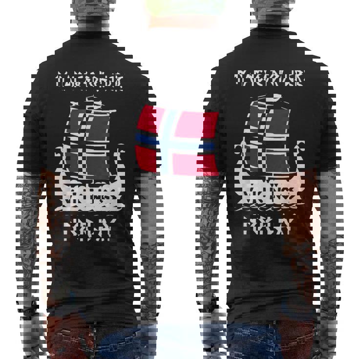 Norvège Norwege Norway Norge North Cape Oslo T-shirt imprimé au dos