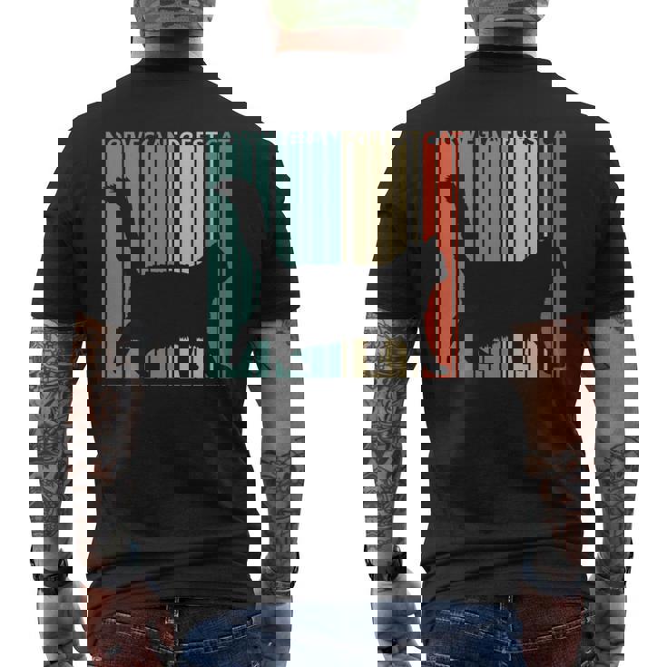 Norwegian Forest Cat ノルウェージャンフォレストキャット 長袖tシャツ メンズTシャツ バックプリント