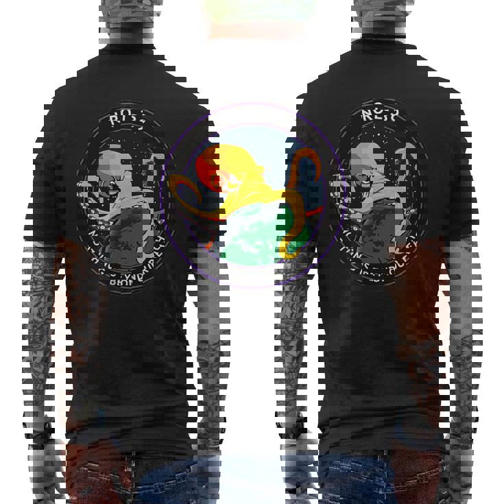 Nrol-39 Usa-247 レーダーイメージングトパーズネットワークスパイ衛星 メンズTシャツ バックプリント