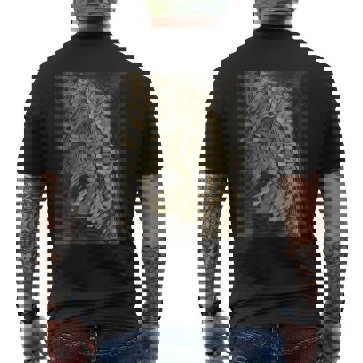 Nude Descending Ataircase No 2 階段を降りる裸体、No。2 メンズTシャツ バックプリント