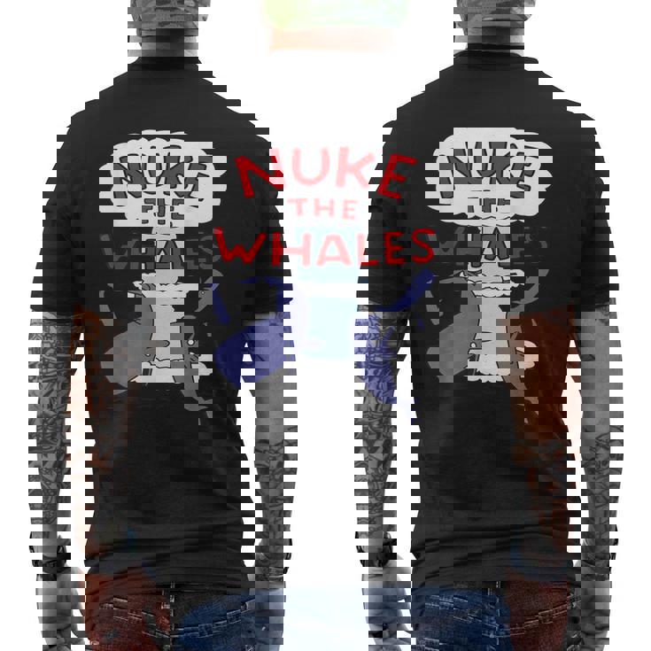 Nuke The Whales Lisa Nelson シャツ メンズTシャツ バックプリント