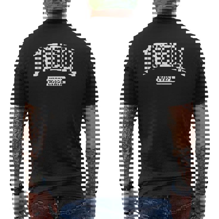 O'neill ネブラスカne ビンテージアスレチックスポーツデザイン メンズTシャツ バックプリント