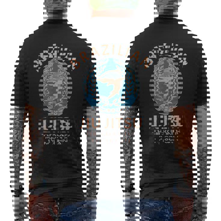 Oceanhark ブラジリアン柔術 総合格闘技 ブラジリアン柔術 メンズTシャツ バックプリント