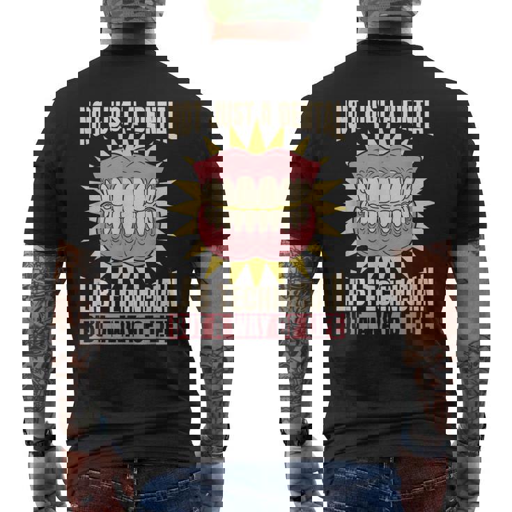 Odontología Protésico Ntal Técnico De Laboratorio Dental Camiseta Hombre Estampado Espalda