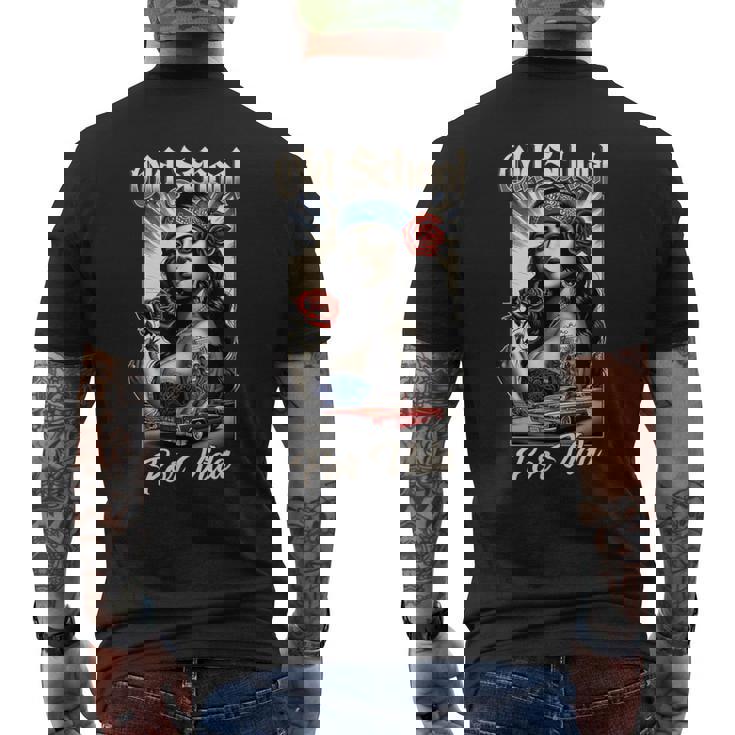 Oldchool Porida ローライダー チカーノ チョロアート Usa メンズTシャツ バックプリント