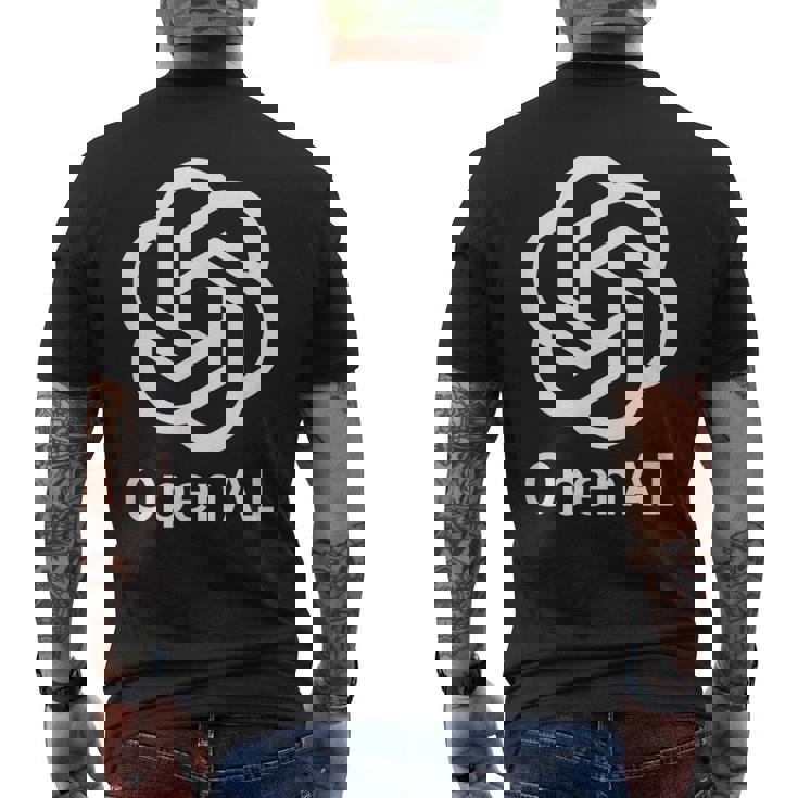 Openai 人工知能研究開発 メンズTシャツ バックプリント