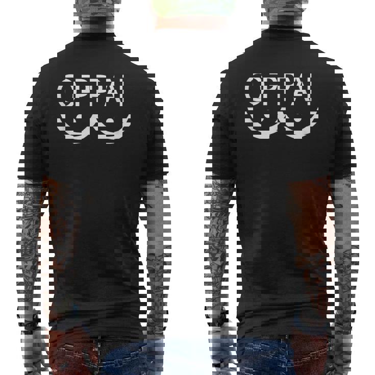 Oppai メンズTシャツ バックプリント