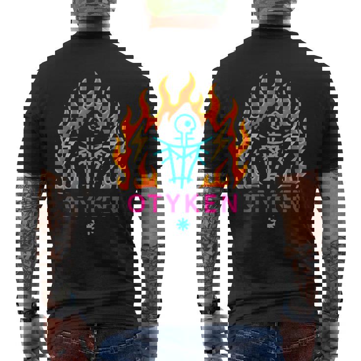 Otyken 民族音楽バンド 先住民族風 民族風 民芸品 メンズTシャツ バックプリント