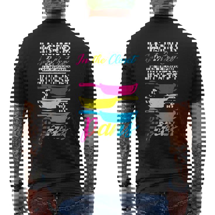 Pansexual Orgullo Pansexualartenes Bisexuales Lesbianas Gay Camiseta Hombre Estampado Espalda