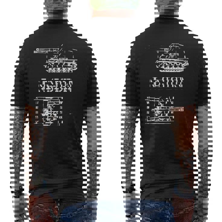 Panzerjäger Rhinodkfz164 ドイツ国防軍 Ww 2 35インチ メンズTシャツ バックプリント