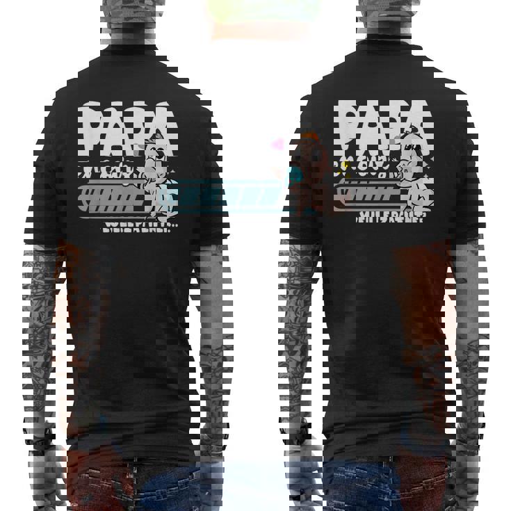 Papa En Cours Idée Annonce Grossesse Futur Papa T-shirt imprimé au dos