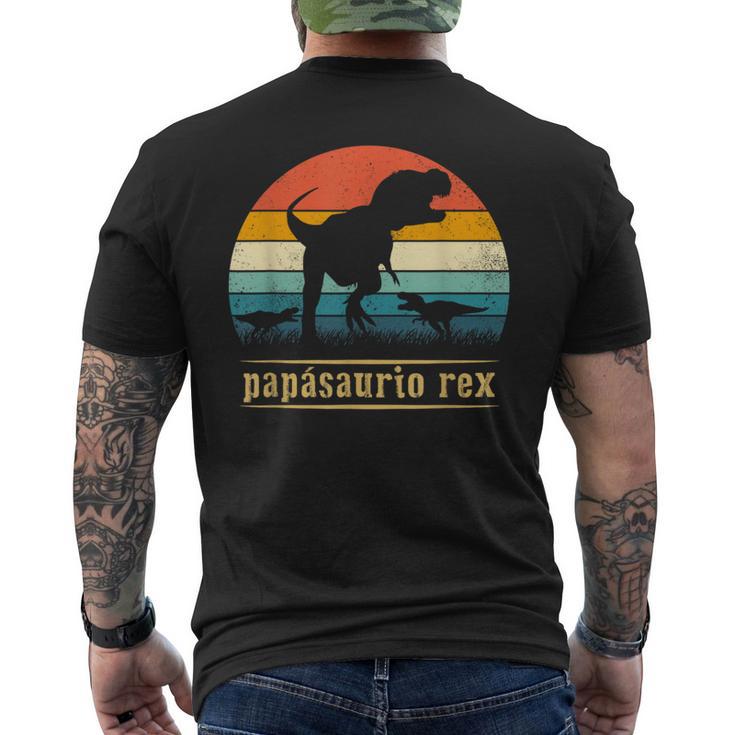 Papá-Saurio Rex Divertido Dinosaurio Día Del Padre Regalo Camiseta Hombre Estampado Espalda